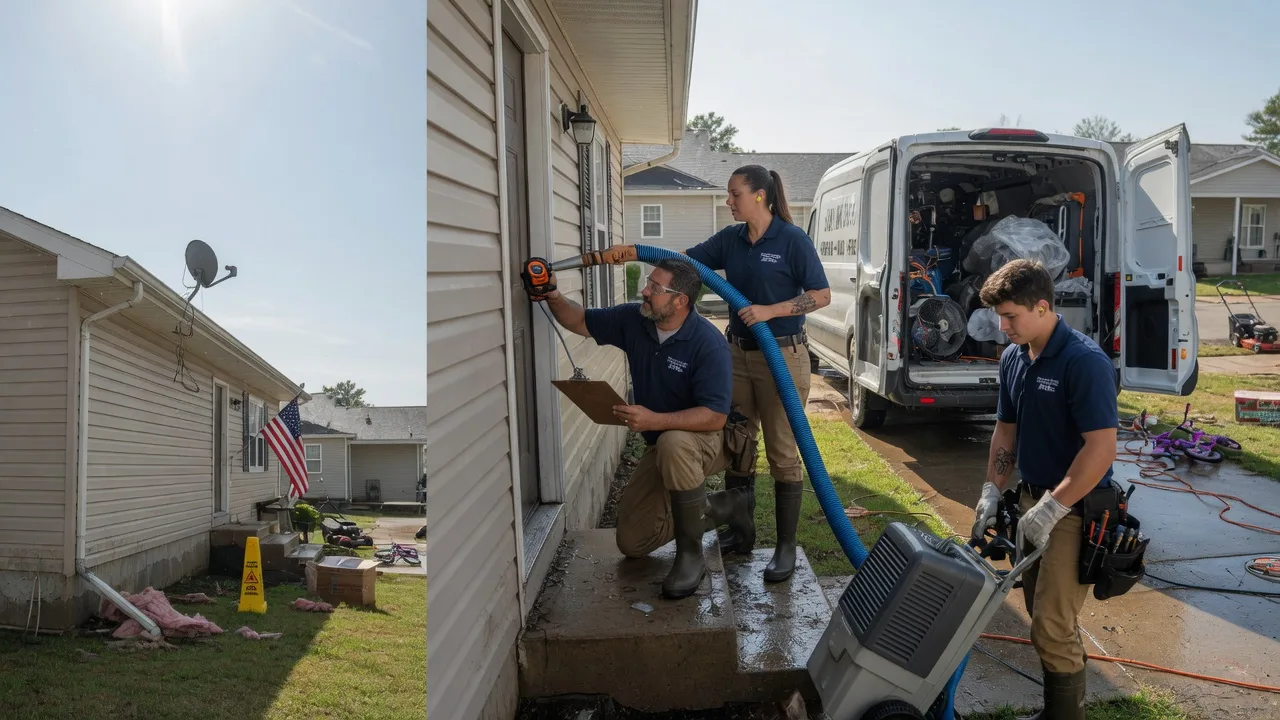 Ceiling Water Damage Restoration in Dows, IA near me