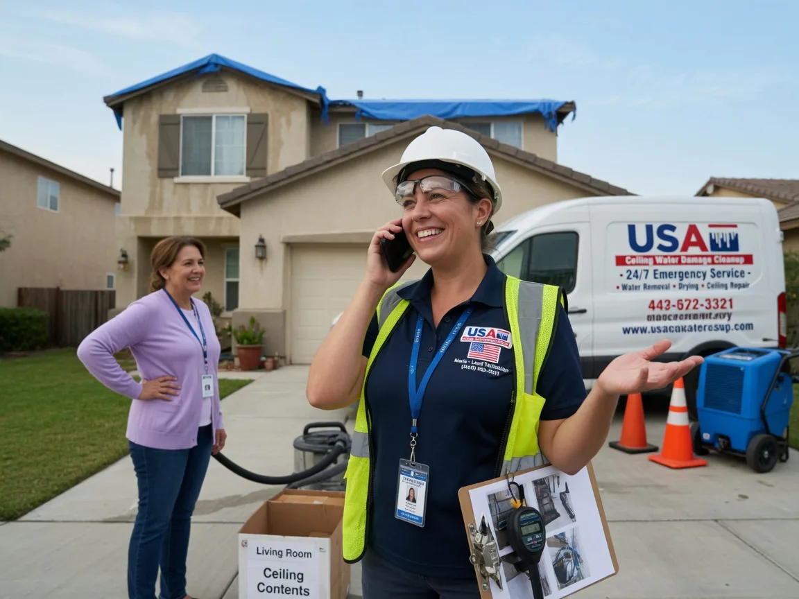 Ceiling Water Damage Restoration Dows, IA FAQs
